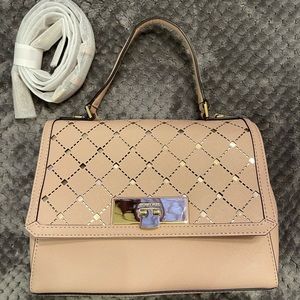 Michael Kors leather shoulder bag.